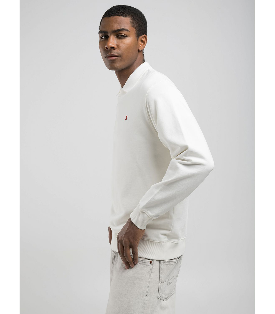 Rロゴ スウェットシャツ 詳細画像 ナチュラルホワイト 2